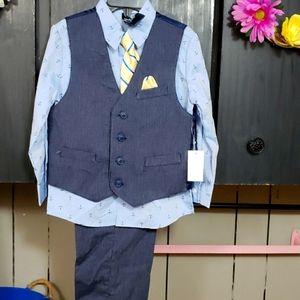 Kids 4 piece suit set